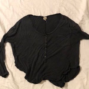 Brand new free people flowy Henley top